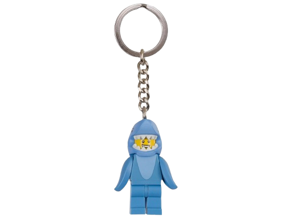 Lego Shark Keychain
